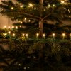 Svetelná reťaz – 30 m – teplá biela – 600 LED – 220–240 V – 6 W – zelený kábel