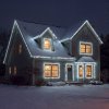 Svetelná reťaz – 5 m – studená biela – 100 LED – 100–240 V – 6 W – zelený kábel