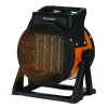 Dielenský ohrievač - PTC - 1000 / 2000 W - oranžová/čierna