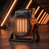 Dielenský ohrievač - PTC - 1000 / 2000 W - oranžová/čierna