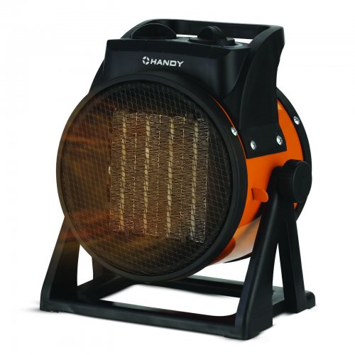 Dielenský ohrievač - PTC - 1000 / 2000 W - oranžová/čierna