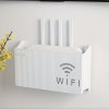 Nástenná úložná skrinka na router a set-top box