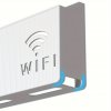 Nástenná úložná skrinka na router a set-top box