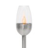 Home MX816 solárna záhradná lampa, 12 ks displej, plast, 1 ks teplobiely LED, vonkajšie, vnútorné
