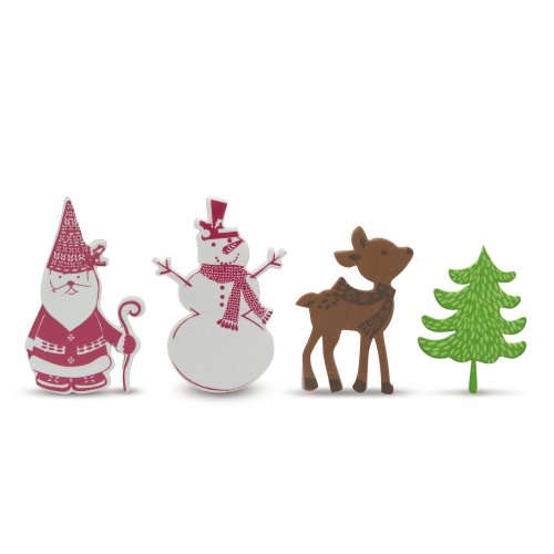 Vianočná penová nálepka 60 ks / balenie