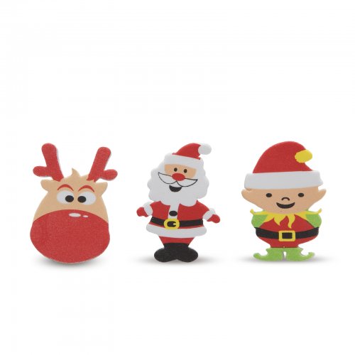 Vianočná penová nálepka 60 ks / balenie