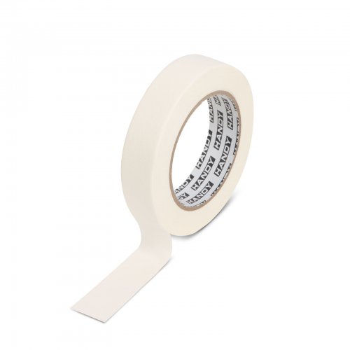 Maskovacia páska - s lepidlom na vodnej báze - 50 m x 24 mm - biela