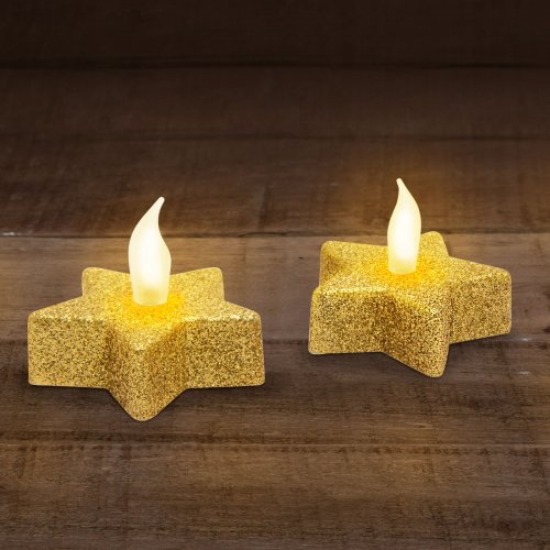 LED čajová sviečka 2 ks / blister