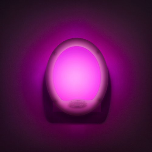 LED nočné svetlo, meniace farby - Premium "Smooth" - 7 LED