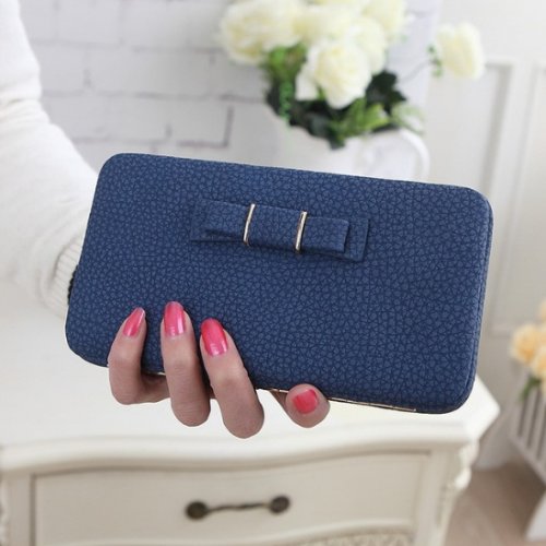 Dámska clutch kabelka Modrá