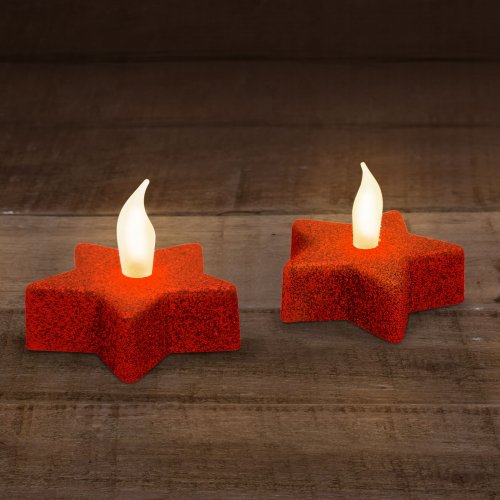 LED čajová sviečka 2 ks / blister