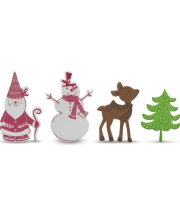 Vianočná penová nálepka 60 ks / balenie