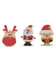 Vianočná penová nálepka 60 ks / balenie