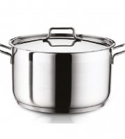 Perfect Home 12821 Nerezový hrniec s kovovou pokrievkou 30 cm