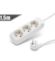 Predlžovačka s 3 zásuvkami 1,5 m