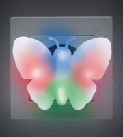Farebné LED svetlo Motýľ - 230 V
