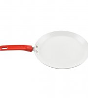 Panvica na palacinky s keramickým povrchom 26 cm červená
