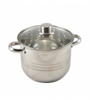 Nerezový hrniec so sklenenou pokrievkou 3,5 l
