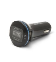 Adaptér do autozapalovača s dvojitým USB portom - čierny