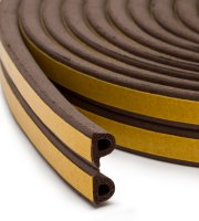 Samolepiaca izolácia na dvere/okno hnedá - 9 mm