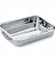 Nerezový plech na pečenie 30x22x5 cm