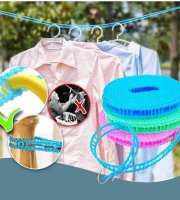 Protišmykové vetruodolné lano na sušenie bielizne