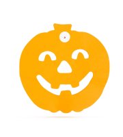 Halloweenska papierová girlanda - tekvica - 3 m