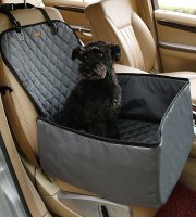 Autosedačka pre psa (z vodoodpudivého a prachoodpudivého materiálu) Sivá