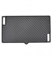 Liatinová grilovacia platňa 45*25 cm, obojstranná s výlevkami