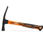 Murárske kladivo s rukoväťou zo sklenených vlákien - 600 g