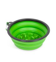 Skladacia miska - proti hltaniu - zelená - 1000 ml
