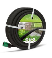 Perličková hadica s rýchlospojkami, 20 m - čierna