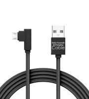 Dátový kábel - MicroUSB čierny - 2 m - 2 A
