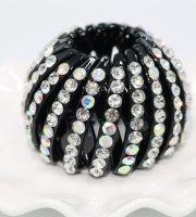 Ozdobná vlasová spona biela