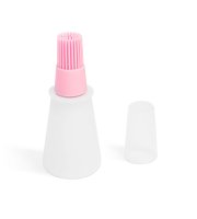 Silikonový štetec na olej - 60 ml - ružový