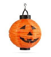 Halloweensky solárny lampión - tekvica - ⌀20 cm