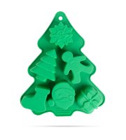 Silikónová forma na pečenie - vianočná - 22 x 18,5 x 2,5 cm