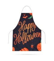 Kuchynská zástera - nepremokavé plátno  - halloween - 68 x 54 cm