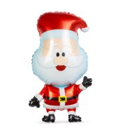 Vianočný balón - hliníková fólia - mikuláš - 80 x 48 cm