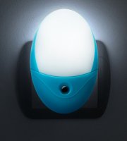 Smerové svetlo - so svetelným senzorom - 240 V - modré