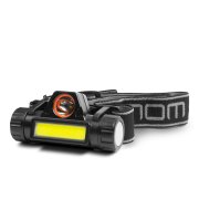 COB+SMD LED čelovka - s akumulátorom
