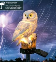 Solárna lampa sova