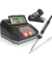 Digitálna spájkovacia stanica - s LCD displejom,spájkovacím hrotom, cínom a špongiou - 230 V