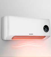 Nástenný ohrievač - 1000/2000W - LED displej - 230V - biela