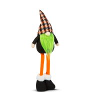 Halloweensky škandinávsky trpaslík - 60 cm - zelený