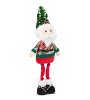 Stojaca vianočná textilná figúrka - mikuláš - teleskopické nohy - 95 x 25 x 20 cm