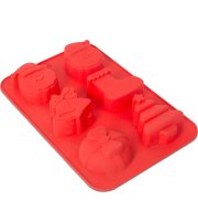 Silikónová forma na pečenie - vianočná - 25,5 x 16,5 x 3 cm