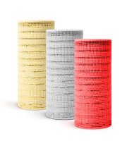 Vianočná dekoračná sieťka - 4,5 m x 15 cm - 4 druhy