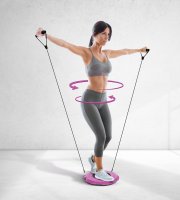 Twister fitness kotúč - s gumenými páskami - 29 cm