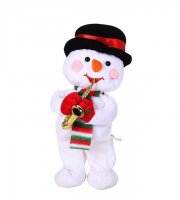Vianočný tancujúci plyšový snehuliak